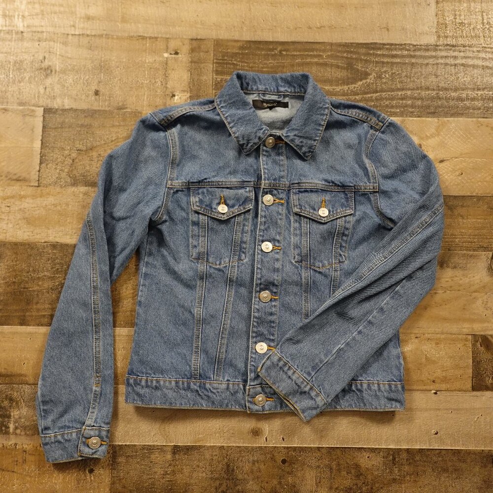 Hudson Los Angeles Light Wash Denim Jacket Women's S/M‎ 100% Cotton Trucker